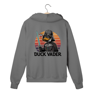 Nome do produto DUCK VADER – O Poder da Força em Versão Pato - Moletom com Zíper