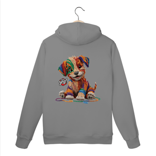 Nome do produto Cachorrinho de Fios - Moletom Canguru Costas