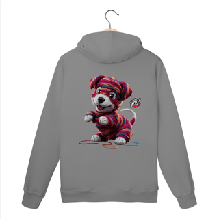 Nome do produto Cachorrinho artístico - Moletom Canguru Costas