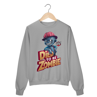 Nome do produto Zumbi descolado - Moletom Fechado