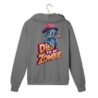 Nome do produto Zumbi descolado - Moletom com Zíper