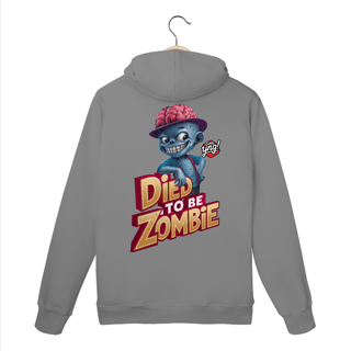 Nome do produto Zumbi descolado - Moletom Canguru Costas