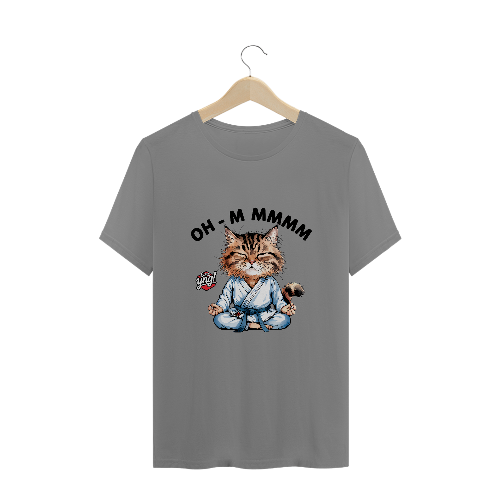 Meditação Felina - Camiseta Plus Size