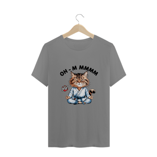 Meditação Felina - Camiseta Plus Size