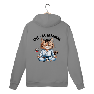 Nome do produto Meditação Felina - Moletom Canguru Costas