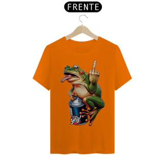 Nome do produto Sapo Rebelde - Camiseta Unissex