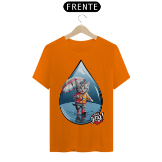 Nome do produto Gatinho na Bolha - Camiseta Unissex