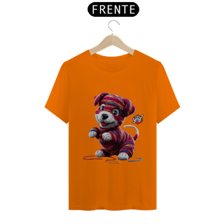 Nome do produto Cachorrinho artístico - Camiseta Unissex
