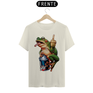 Nome do produto Sapo Rebelde - Camiseta Unissex
