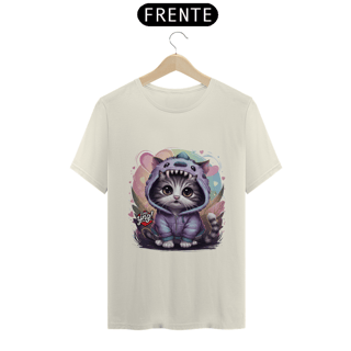 Nome do produto Curiosidade Felina - Camiseta Unissex
