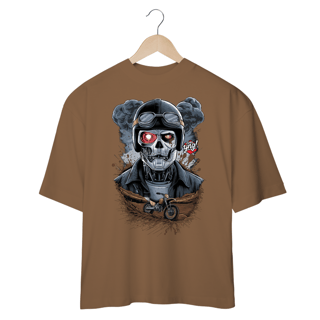 Nome do produto Crânio de Batalha - Camiseta Plus Size