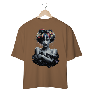 Nome do produto Flores e Cores - Camiseta Plus Size