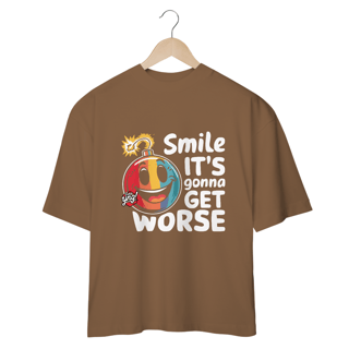 Nome do produto Sorria, Vai Piorar - Camiseta Plus Size