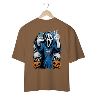 Nome do produto Peace & Ghosts - Camiseta Plus Size