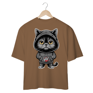 Nome do produto O Gato Enigmático - Camiseta Plus Size