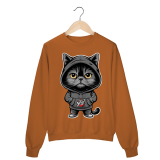 Nome do produto O Gato Enigmático - Moletom Fechado