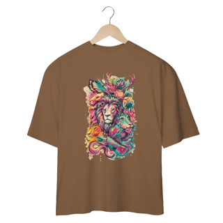 Nome do produto Animais do Abstrato - Camiseta Plus Size