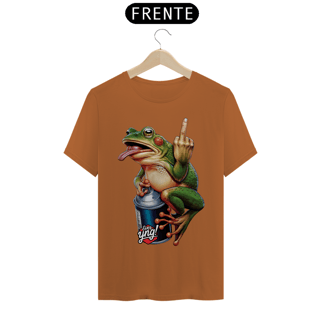 Nome do produto Sapo Rebelde - Camiseta Unissex