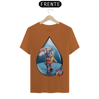 Nome do produto Gatinho na Bolha - Camiseta Unissex