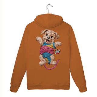 Nome do produto Cachorrinho brincalhão - Moletom Canguru Costas