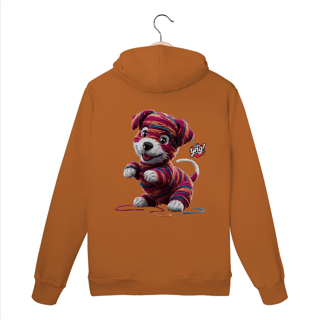 Nome do produto Cachorrinho artístico - Moletom Canguru Costas