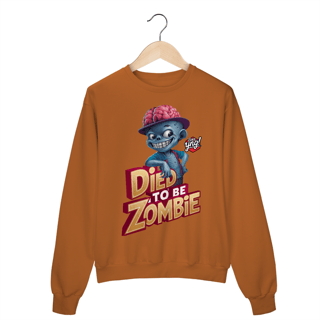 Nome do produto Zumbi descolado - Moletom Fechado