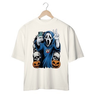 Nome do produto Peace & Ghosts - Camiseta Plus Size