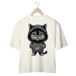 Nome do produto O Gato Enigmático - Camiseta Plus Size