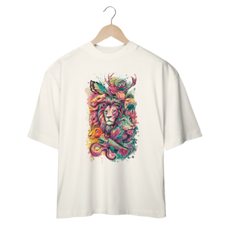 Nome do produto Animais do Abstrato - Camiseta Plus Size