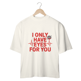 Nome do produto Eu só tenho olhos para você - Camiseta Plus Size