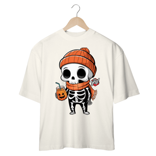 Nome do produto Esqueleto Feliz - Camiseta Plus Size