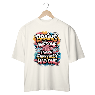 Nome do produto Cérebros São Incríveis - Camiseta Plus Size