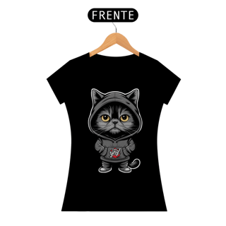 O Gato Enigmático - Camiseta Feminina