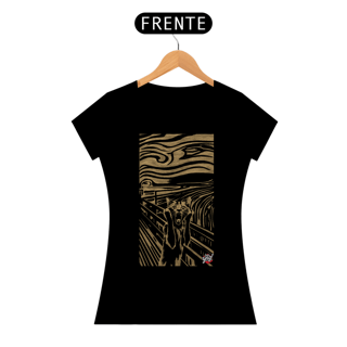 O Grito do Gato - Arte com Humor - Camiseta Feminina