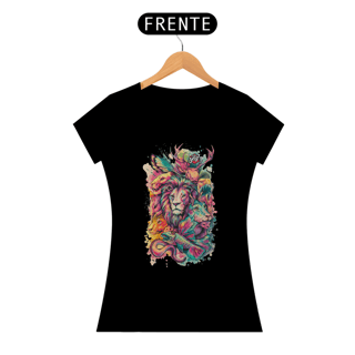 Animais do Abstrato - Camiseta Feminina