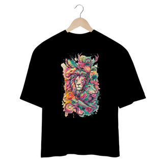 Nome do produto Animais do Abstrato - Camiseta Plus Size