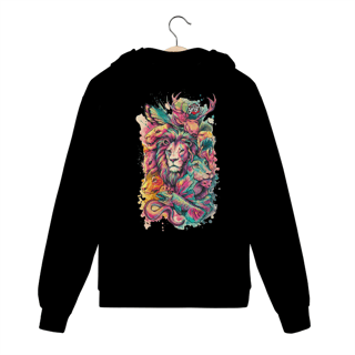 Nome do produto Animais do Abstrato - Moletom com Zíper