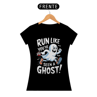 Fantasma Alegre em Ação! Camiseta Feminina