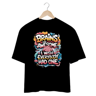 Nome do produto Cérebros São Incríveis - Camiseta Plus Size