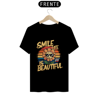 Sorria para a vida - Camiseta Unissex