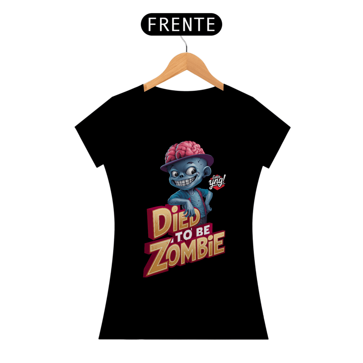 Nome do produto: Zumbi descolado - Camiseta Feminina