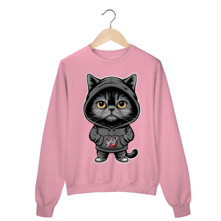 Nome do produto O Gato Enigmático - Moletom Fechado