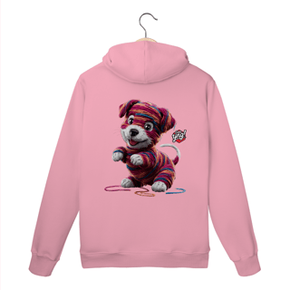 Nome do produto Cachorrinho artístico - Moletom Canguru Costas