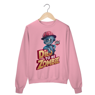 Nome do produto Zumbi descolado - Moletom Fechado