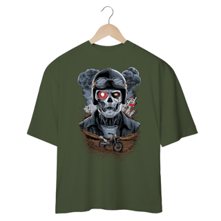 Nome do produto Crânio de Batalha - Camiseta Plus Size