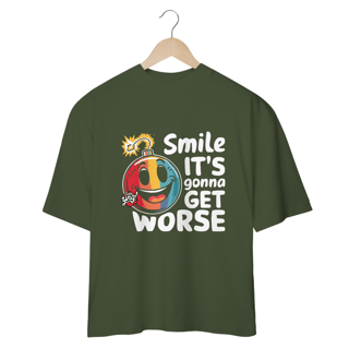 Nome do produto Sorria, Vai Piorar - Camiseta Plus Size