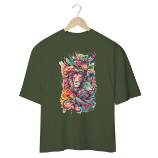 Nome do produto Animais do Abstrato - Camiseta Plus Size