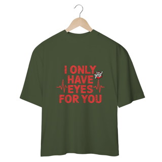 Nome do produto Eu só tenho olhos para você - Camiseta Plus Size