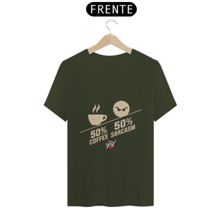 Nome do produto Metade Café, Metade Sarcasmo - Camiseta