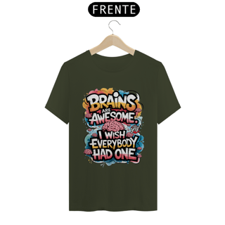 Nome do produto Cérebros São Incríveis - Camiseta Unissex